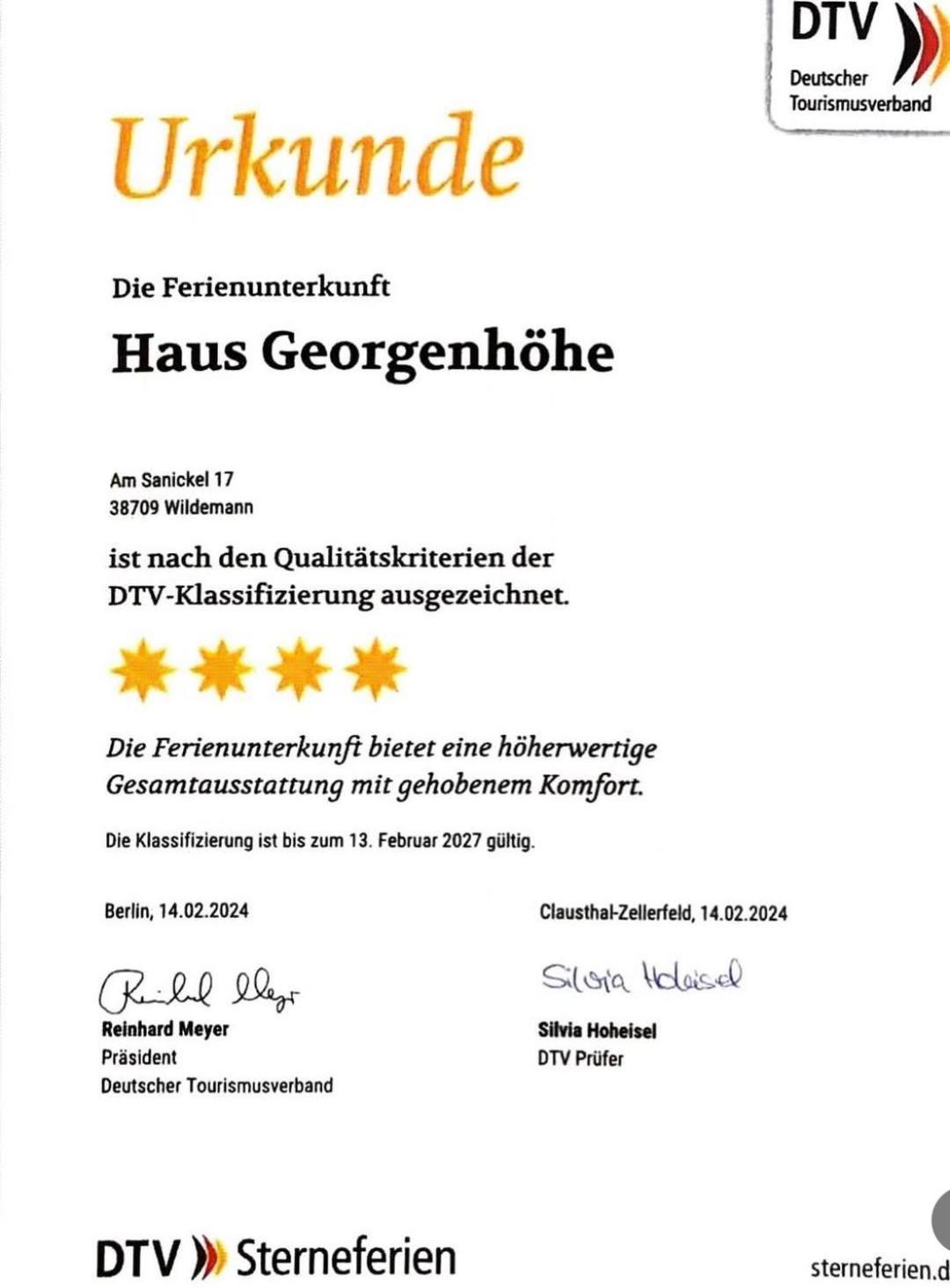 Haus Georgenhoehe Wildemann Kültér fotó